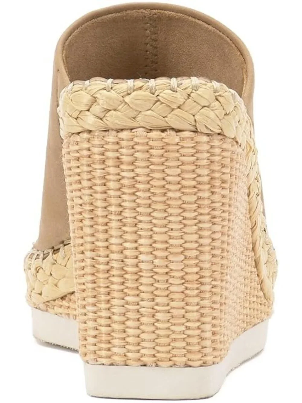 Vince Camuto Brissia Tortilla Nubuck Espadrille Platform Wedge Mule Size 11M New